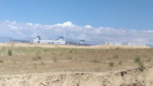 新疆塔城地區額敏縣吐爾宮再教育集中營外觀圖 攝於2018年7月27日
