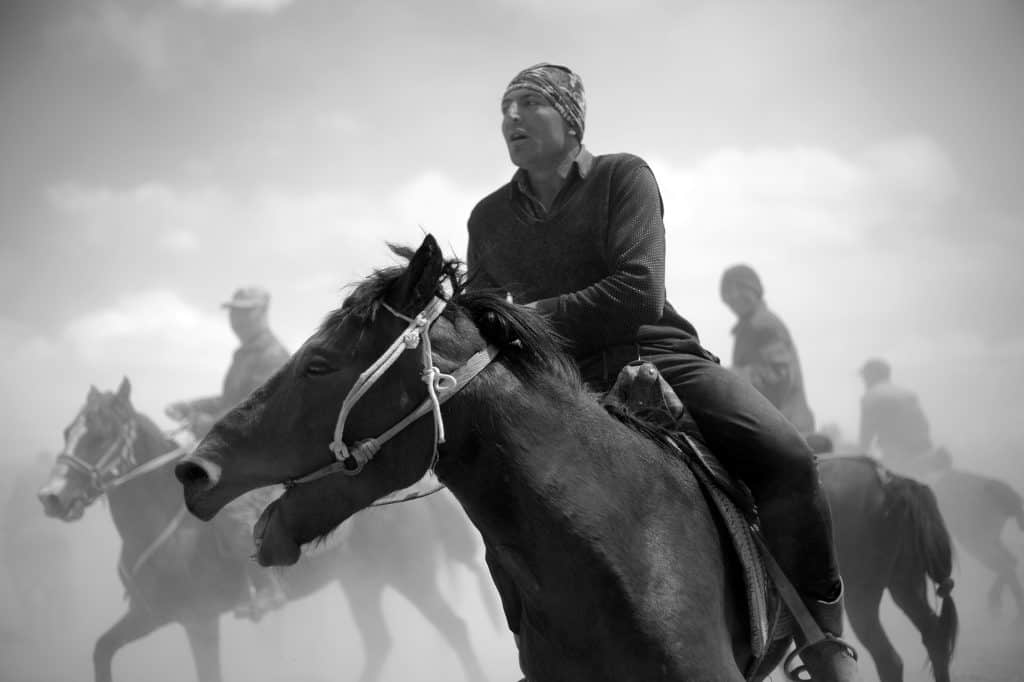 一場叼羊比賽，這種賽馬運動在阿富汗也很受歡迎© Maxime Crozet