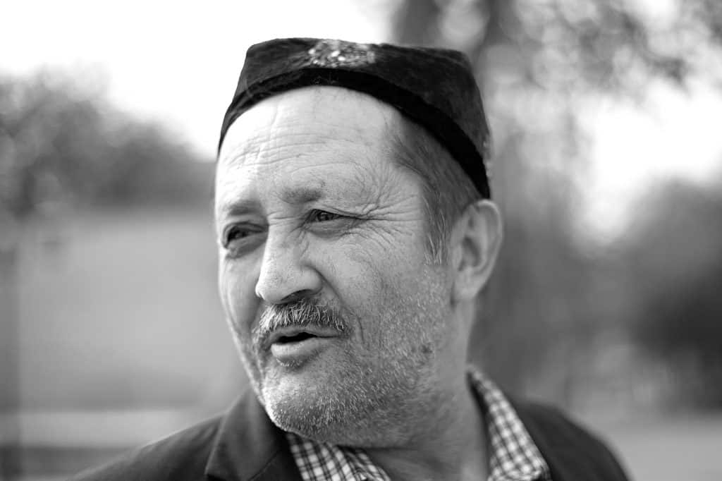 喀什老城裡的維吾爾族男子 © Maxime Crozet