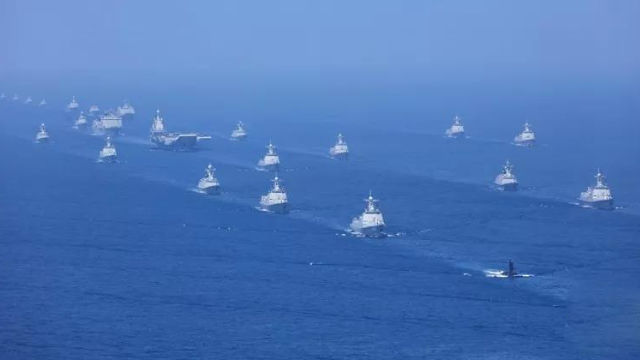 海上閱兵(網絡圖片) 海上閱兵(網絡圖片)