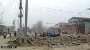 閆王廟村教堂被拆後
