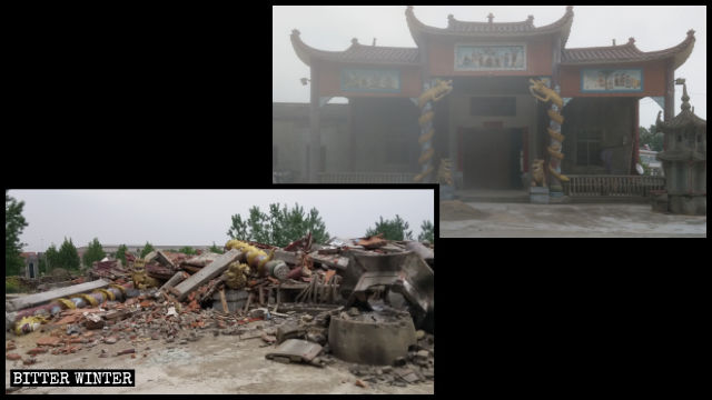 淨土寺被拆前後 淨土寺被拆前後