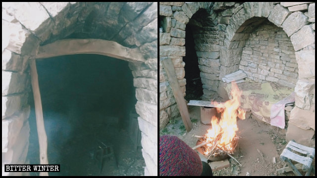 信徒被迫在寒冷的窯洞裡聚會