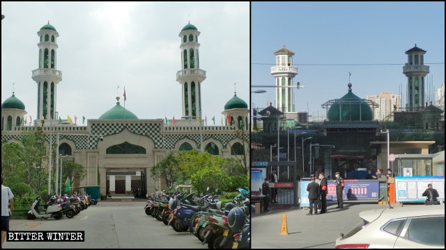 鄭州聶莊清真寺宣禮塔被改造得看起來更中國式