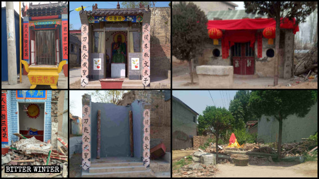 河北邯鄲市多座民間廟宇遭強拆