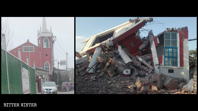 5月底，伯特利教堂被拆為廢墟