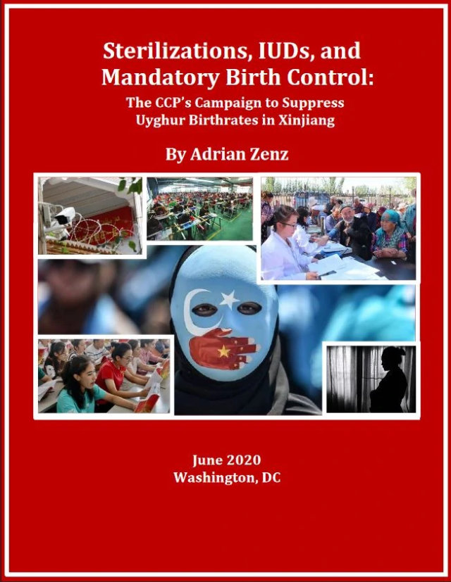 鄭國恩的研究報告《絕育、避孕環，強制避孕：中國共產黨壓制新疆維吾爾生育率的行動》