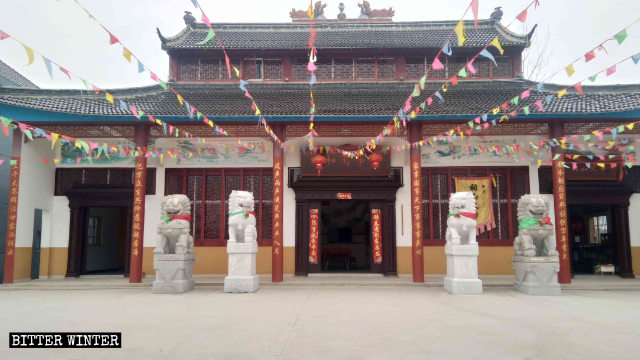 村民集資修建的民間宗教寺廟