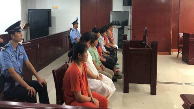 今年2月10日，廣東省珠海市中級人民法院對10名全能神教會基督徒進行宣判（網絡圖片）